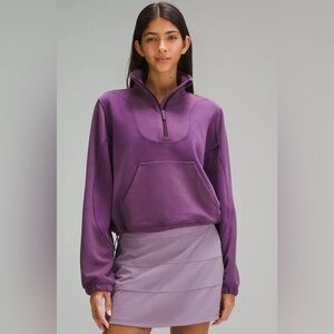 Brand new! Lululemon brushed softstreme ribbed half zip